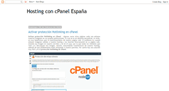 Desktop Screenshot of cpanel-hosting.net